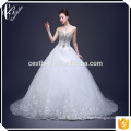 Hochwertiges Tulle-Kristallperlen-Schatz Alibaba-Hochzeits-Kleid 2017 starkes wulstiges Hochzeits-Kleid